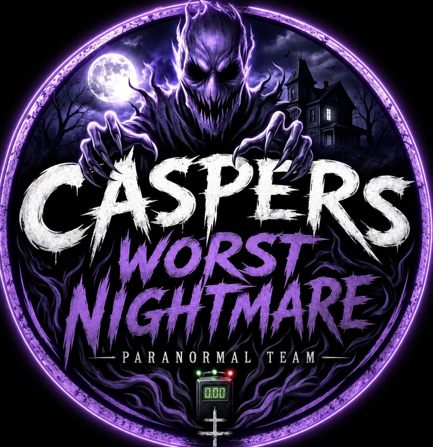 Casper's Worst Nightmare Paranormal Team logo